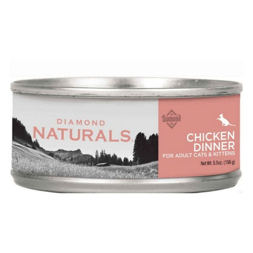 Diamond Pet Foods, Diamond Naturals Chicken Dinner Adult Cat And Kitten, 5.5 Oz