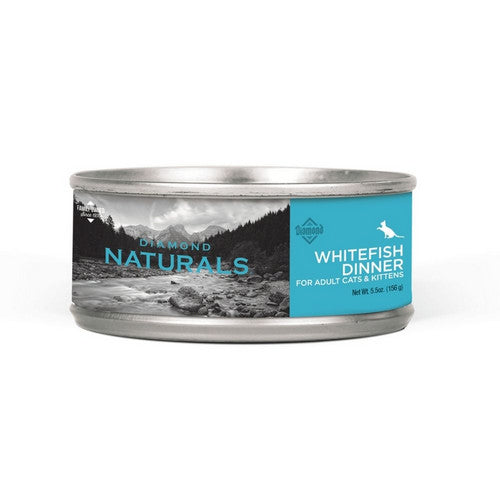 Diamond Pet Foods, Diamond Naturals White Fish Dinner Adult Cat And Kitten, 5.5 Oz