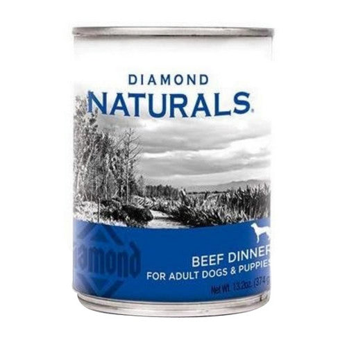 Diamond Pet Foods, Diamond Naturals Beef Dinner Adult Dog Puppy, 13.2 Oz