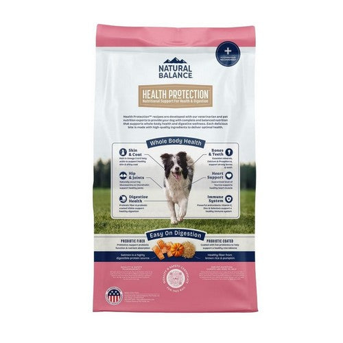Natural Balance Pet Foods, Pet Foods Health Protection Dry Dog Food Salmon Brown Rice And Pumpkin, Kibble 22 Lbs
