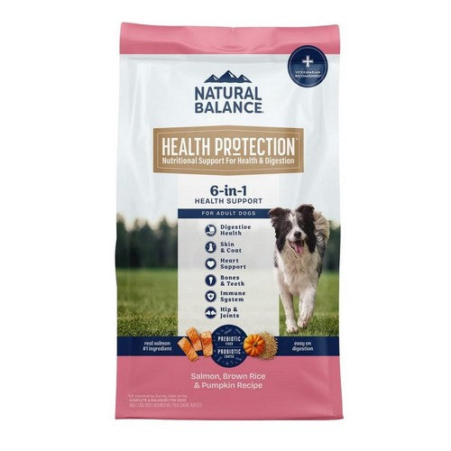 Natural Balance Pet Foods, Pet Foods Health Protection Dry Dog Food Salmon Brown Rice And Pumpkin, Kibble 22 Lbs