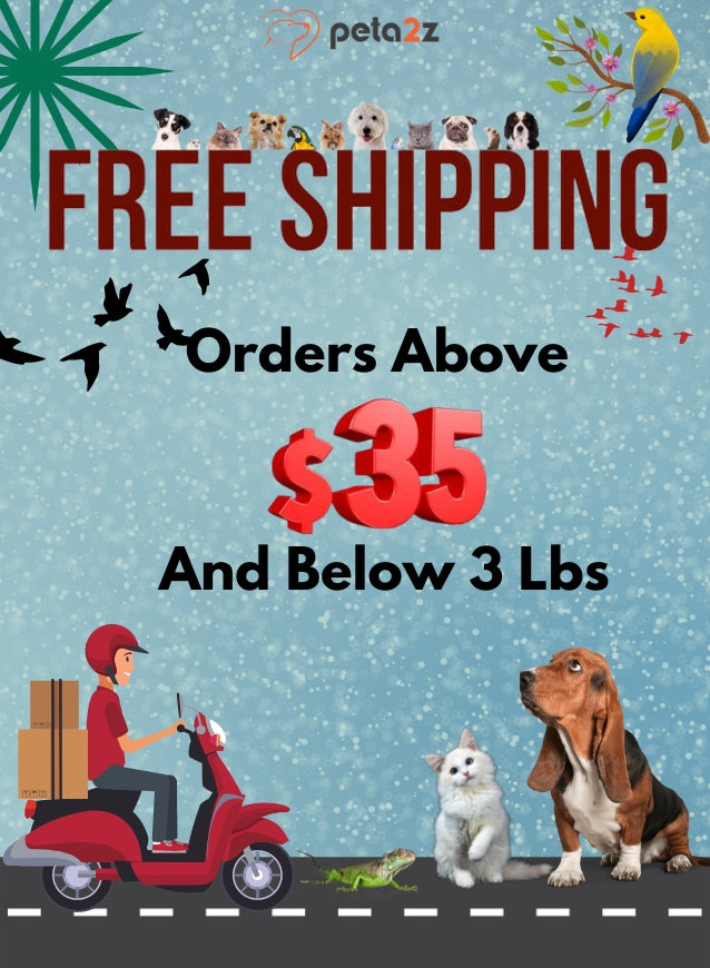 peta2z- Free shipping banner