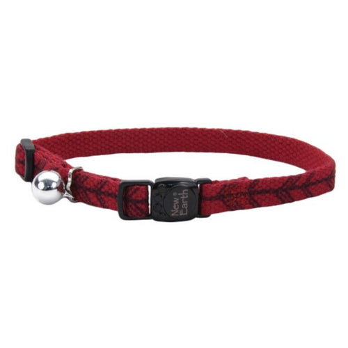 New Earth Soy Adjustable Cat Collar - Red with Arrows 8-12"L x 3/8"W by New Earth