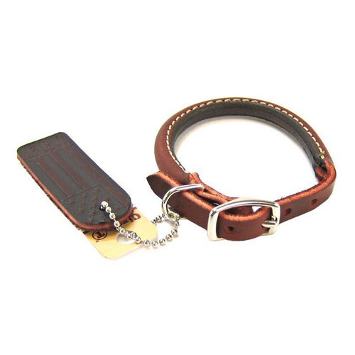 Latigo Leather Round Collar 10" Long x 3/8" Wide by Circle T Leather