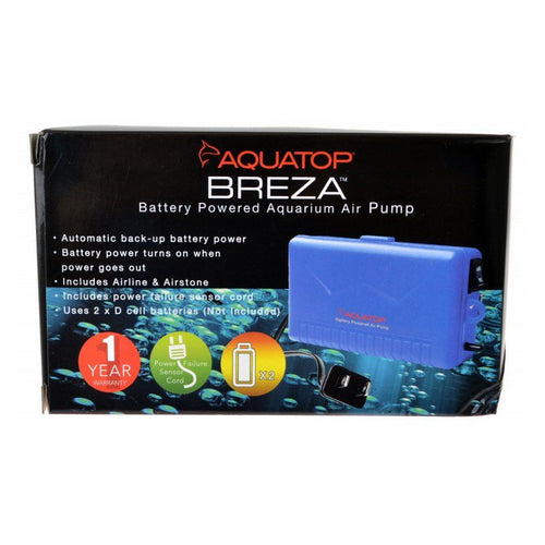 Breza Battery Powered Aquarium Air Pump 1 Count by Aquatop