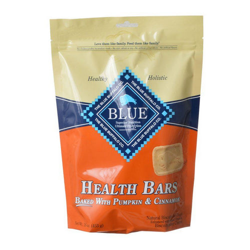 Health Bars Dog Biscuits - Baked with Pumpkin & Cinnamon 16 oz by Blue Buffalo