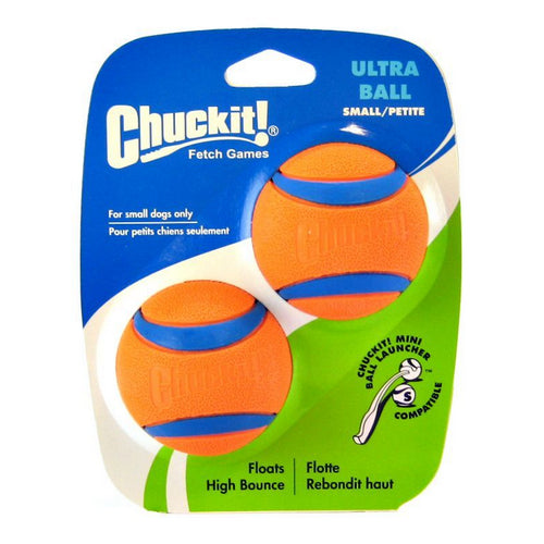 Ultra Balls Small - 2 Count - (2" Diameter) by Chuckit!