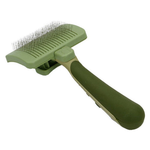 Self Cleaning Slicker Brush Small Dogs - 7.5 by Safari