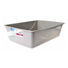 Litter Pan - Gray Jumbo (22.3"L x 16.8W x 6.8"H) by Petmate