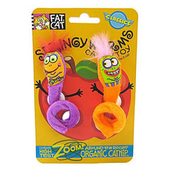 Springy Worm Catnip Toy - Assorted Springy Worm Catnip Toy by Fat Cat