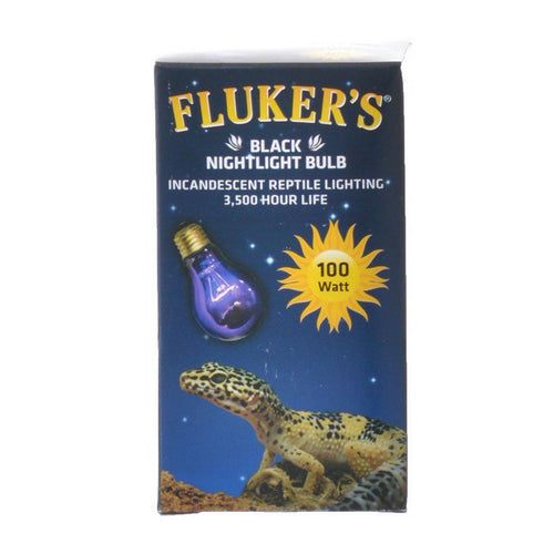 Black Nightlight Incandescent Bulb 100 Watt by Flukers