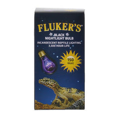 Black Nightlight Incandescent Bulb 150 Watt by Flukers