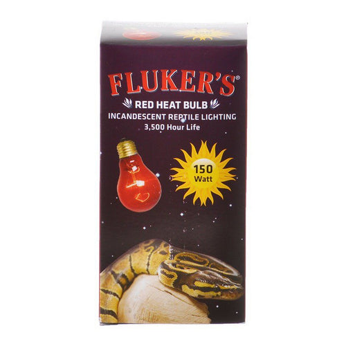 Red Heat Incandescent Bulb 150 Watt by Flukers