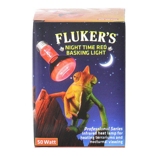 Professional Series Nighttime Red Basking Light 50 Watt by Flukers