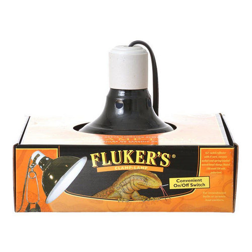 Clamp Lamp with Switch 150 Watt (8.5" Diameter) by Flukers