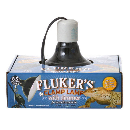 Clamp Lamp with Dimmer 150 Watt (8.5" Diameter) by Flukers