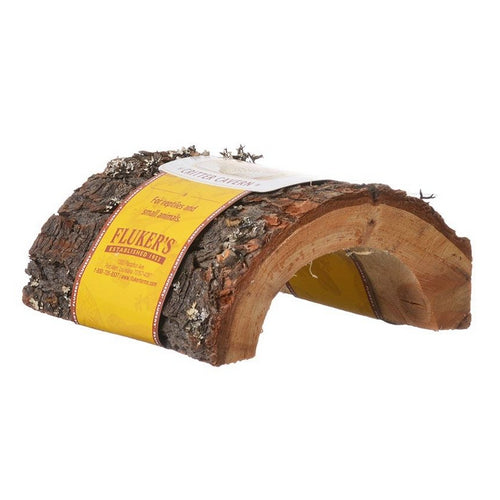 Critter Cavern Half-Log Medium (5.5"L x 5.5"W x 3.5"H) by Flukers