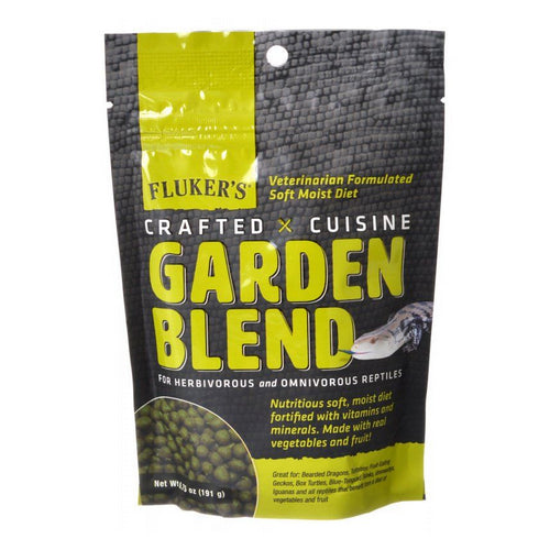 Crafted Cuisine Garden Blend Reptile Diet 6.5 oz by Flukers