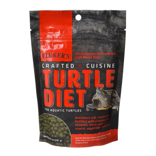 Crafted Cuisine Turtle Diet for Aquatic Turtles 6.5 oz by Flukers