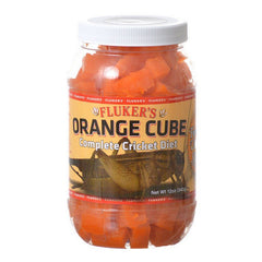 Orange Cube Complete Cricket Diet 12 oz by Flukers