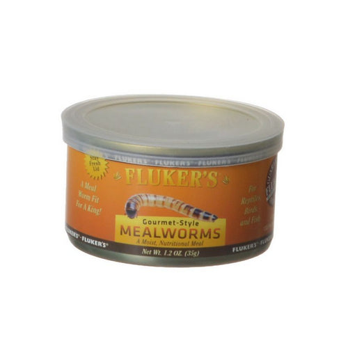 Gourmet Style Canned Mealworms 1.2 oz by Flukers