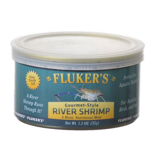 Gourmet Style Canned River Shrimp 1.2 oz by Flukers