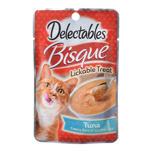 Delectables Bisque Lickable Cat Treats - Tuna 1.4 oz by Hartz