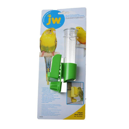 Insight Clean Seed Silo Bird Feeder Regular - (2.25"W x 6.75"H) by JW Pet