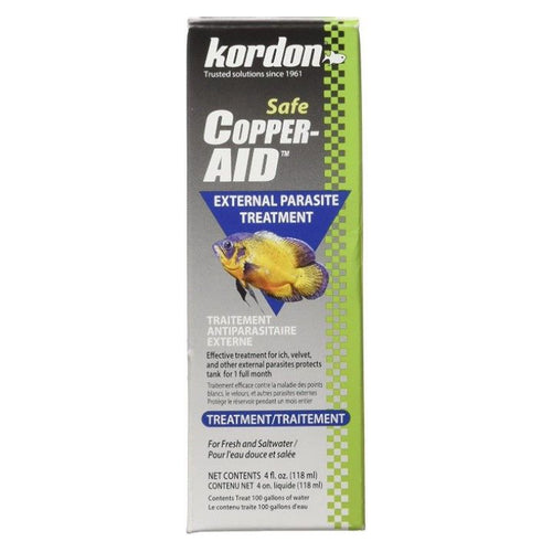 Copper Aid External Parasite Treatment 4 oz (Treats 100 Gallons) by Kordon