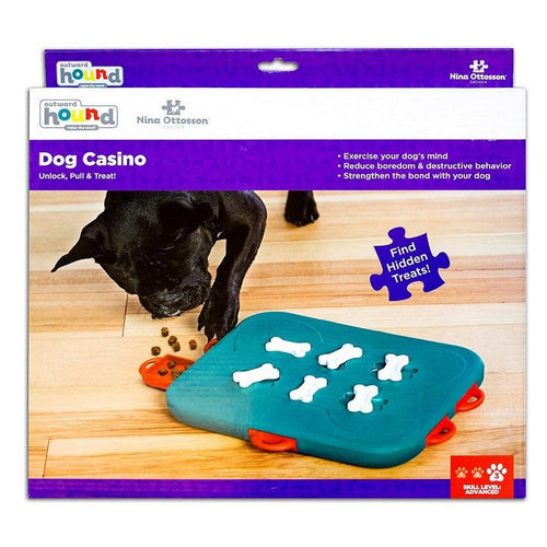 Nina Ottoson Puzzle Dog Casino Dog Game 1 count by Outward Hound