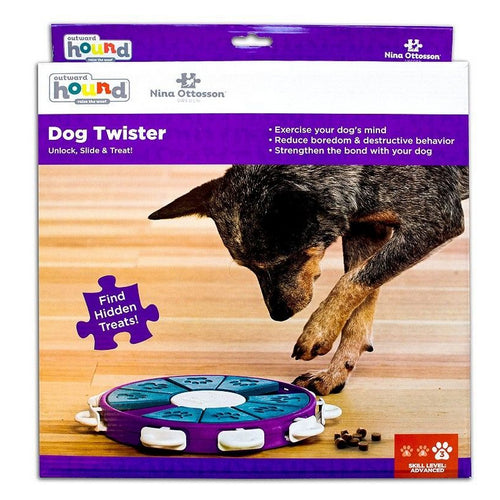 Nina Ottoson Puzzle Dog Twister Dog Game 1 count by Outward Hound