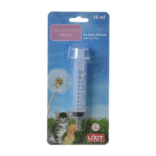 Hand Feeding Syringe for Baby Animals 10 ml Hand Feeding Syringe by Lixit