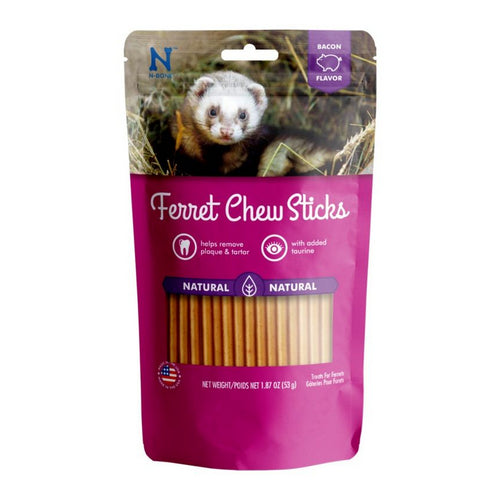 Ferret Chew Sticks Bacon Flavor 1.87 oz by N-Bone