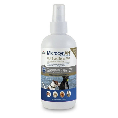 MicrocynAH Hot Spot Spray Gel 8 oz by Nutri-Vet