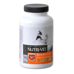 Brewers Yeast Flavored with Garlic 500 Count by Nutri-Vet