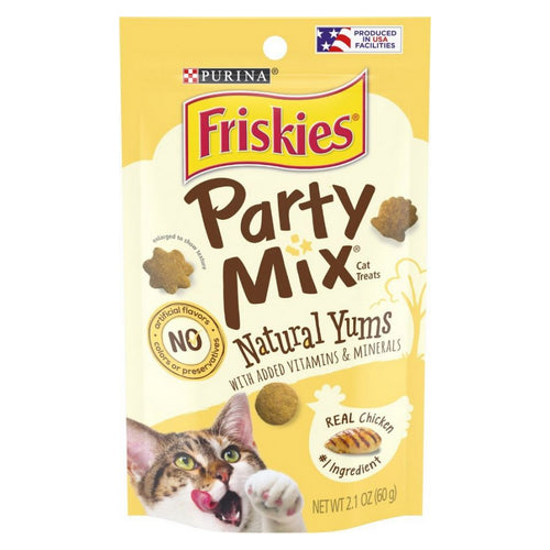 Party Mix Cat Treats Natural Yums With Real Chicken 2.1 oz (60 g) by Friskies