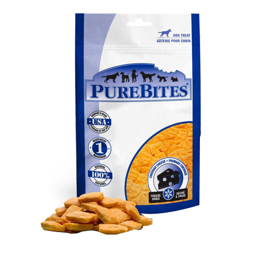 Cheddar Cheese Freeze Dried Dog Treats 4.2 oz by PureBites