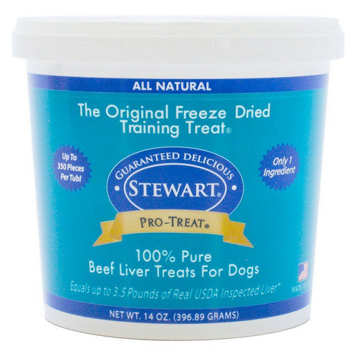 Pro-Treat 100% Pure Beef Liver for Dogs 14 oz by Stewart