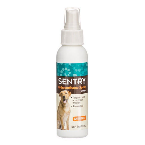 Hydrocortisone Spray for Dogs - Anti-Itch Medication 4 fl oz by Sentry