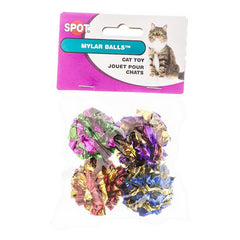 Spotnips Mylar Balls Cat Toys 4 Pack by Spot