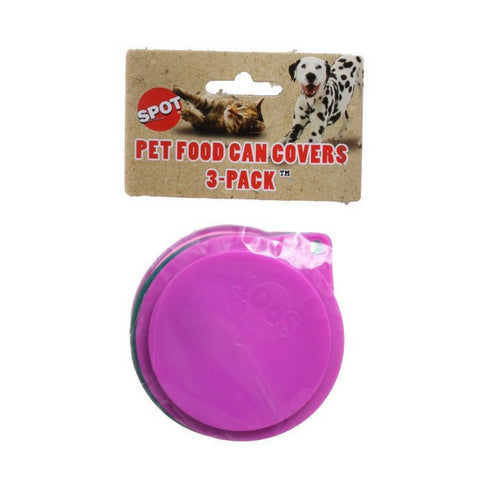 Petfood Can Covers - 3 Pack 3.5" Diameter Lids by Spot