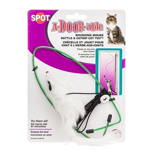 Spotnips A-Door-able Fur Mouse Cat Toy Fur Mouse Cat Toy by Spot