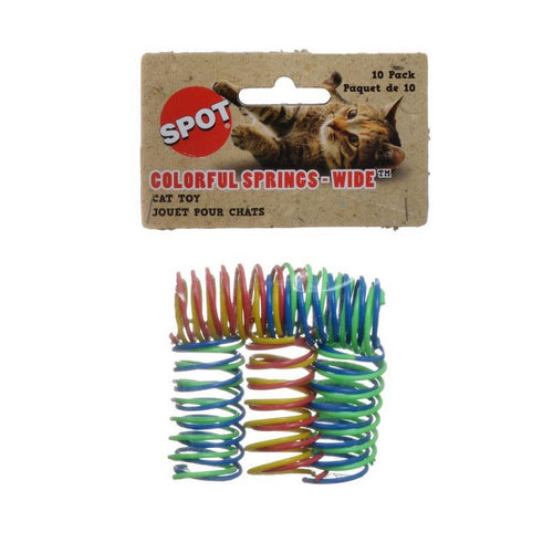 Wide & Colorful Springs Cat Toy 10 Pack by Spot