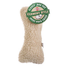 Vermont Style Fleecy Bone Shaped Dog Toy 9" Long by Spot