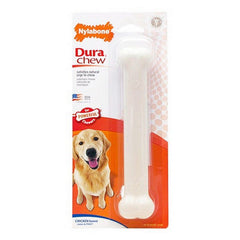 Dura Chew Smooth White Dog Bone - Chicken Flavor Giant (1 Pack) by Nylabone