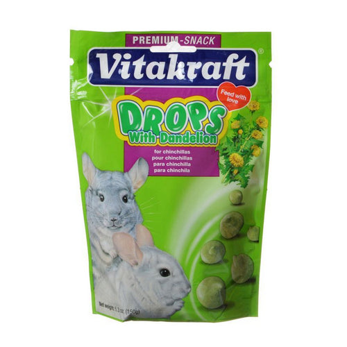 Drops with Dandelion for Chinchillas 5.3 oz by Vitakraft