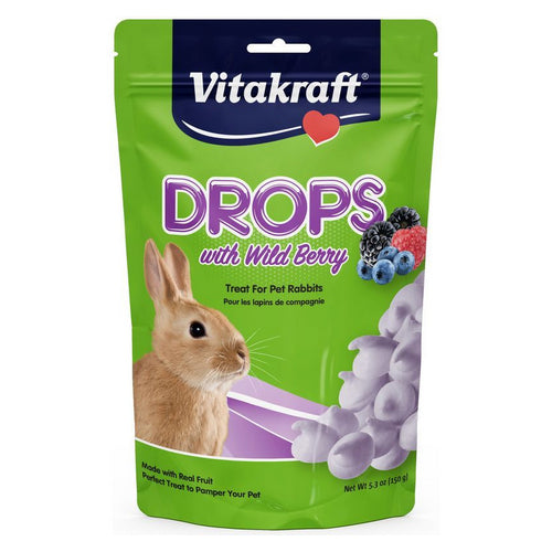 Drops with Wild Berry for Pet Rabbits 5.3 oz by Vitakraft