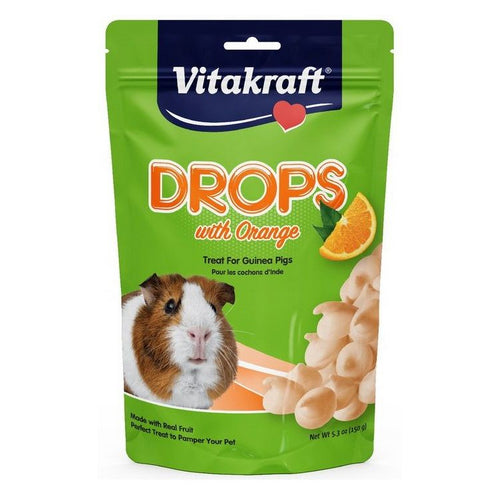 Drops with Orange for Pet Guinea Pigs 5.3 oz by Vitakraft