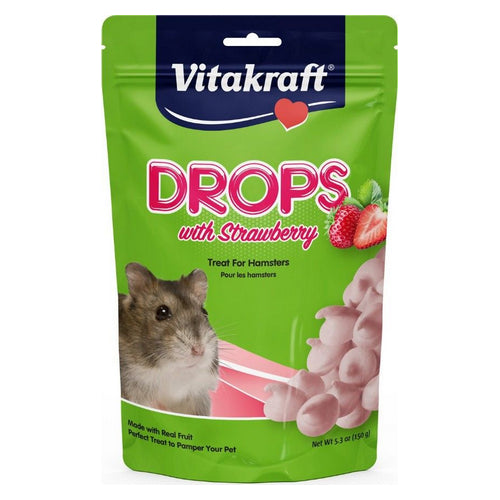 Drops with Strawberry for Hamsters 5.3 oz by Vitakraft