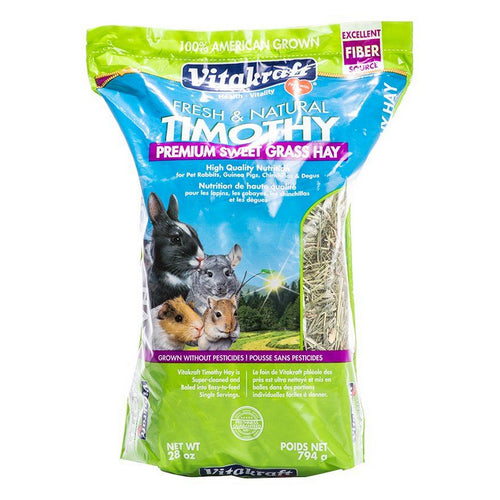 Fresh & Natural Timothy Premium Sweet Grass Hay 28 oz by Vitakraft